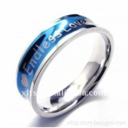 TR011 fashion Custom made magnetic therapy cheap titanium/316l stainless steel rings